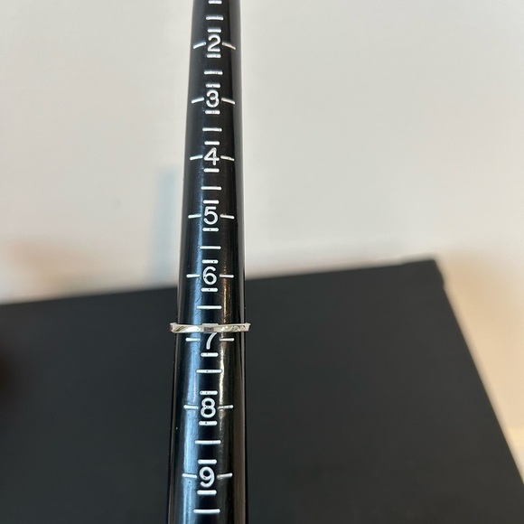 Blue stone ring 14K gold Plated ring - Picture 6 of 6